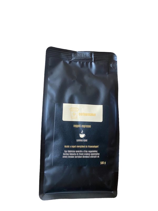 Reggeli Espresso szemes kávékeverék (500g)