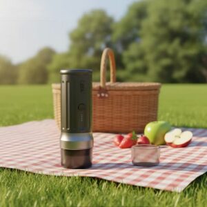 Coffeemaker PCM03S Hordozható kávéfőző extra erős akkumulátorral