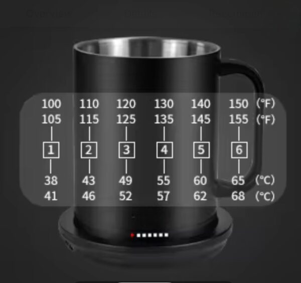 Coffeemaker MM14 Temperature – Okos bögre, amely mindig melegen tartja italod - Image 3