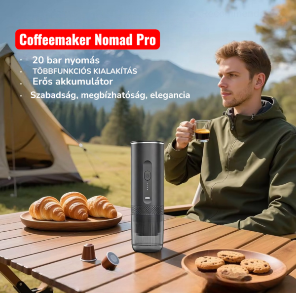 Coffeemaker Nomad Pro – stílusos társ munkában és utazásban
