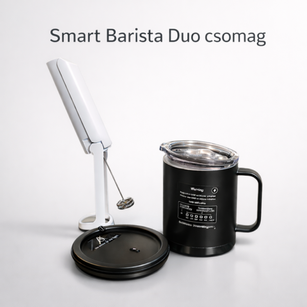 ✨ SmartBarista Duo Csomag – Okos Bögre & Tejhabosító Élmény - Image 4